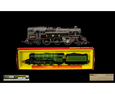 Hornby 00 Gauge Engine R.855 L.N.E.R Flying Scotsman With Special Corridor Tender. + Triang Wren "Mallard" Engine Only