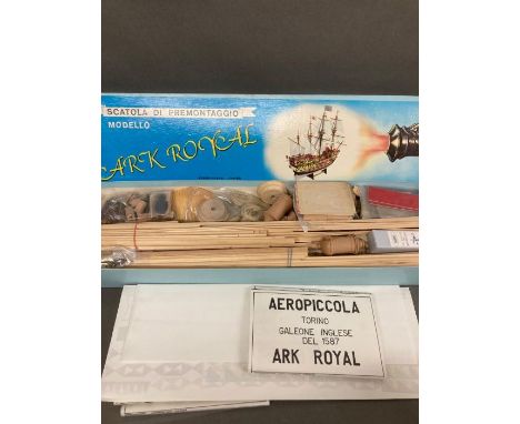 A Scatola Di Premontaggio Modello Ark Royal Aeropiccola Torino model kit, Unused 