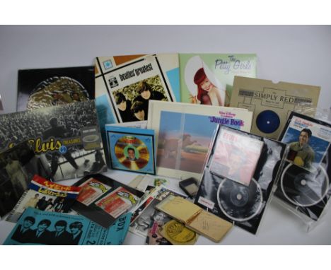 A mixed group of Film and Music memorabilia. (Approximately 20) Mixed condition .