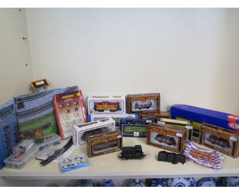 A Dock Authority No5 Diesel engine collection of goods trucks, various makes, spare parts, wheels etc, and track lay-out, mai