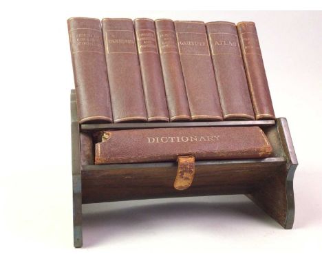 ROSEWOOD BOOK TROUGH, along with bookstrough 20cm wide