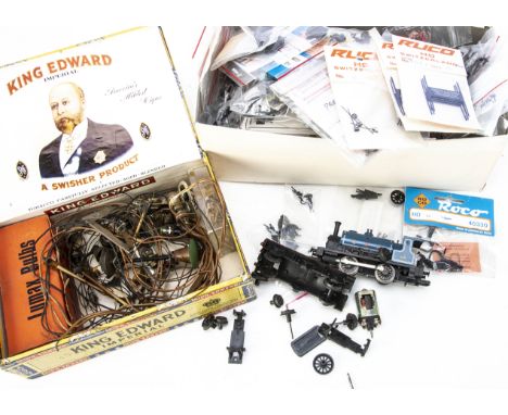 Large Quantity of 00 &amp; HO Gauge Spares and Accessories by Hornby  Bachmann Fleischmann and others two Bachmann Hong Kong 