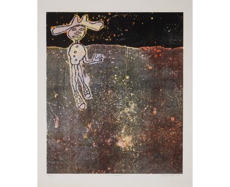 δ Jean Dubuffet (1901-1985)Le Noctambule (Webel 807)Lithograph printed in colours, 1961, signed, titled and dated in pencil, 