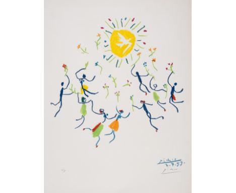 ** Pablo Picasso (1881-1973) after.Ronde de la JeunesseLithograph printed in colours, 1961, signed in pencil, numbered from t