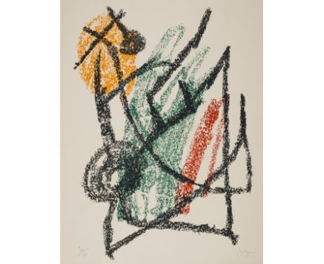 δ Joan Miró (1893-1983)Untitled from Je Travaille comme un jardinier (Mourlot 370; Cramer 85)Lithograph printed in colours, 1
