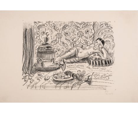 † δ Henri Matisse (1869-1954)Odalisque, brasero et coupe de fruits (Duthuit 504)Lithograph, 1929, signed in pencil, numbered 