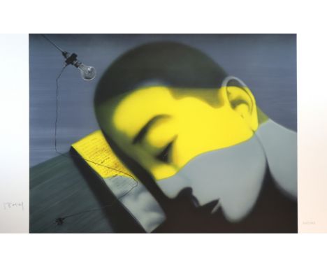 ** Zhang Xiaogang (b.1958)Mercury SeaLithograph printed in colours, 2009, signed in pencil, numbered from the edition of 130,