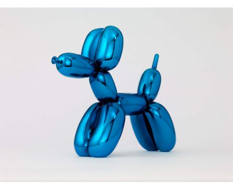 ** Jeff Koons (b.1955)Balloon Dog (Blue)Limoges porcelain multiple with chromatic coating, 2021, signed on the inside of the 