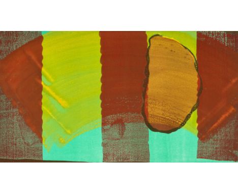 † δ Sir Howard Hodgkin (1932-2017)Alexander Street (Heenk 44)Lithograph printed in colours with hand-colouring in yellow wate