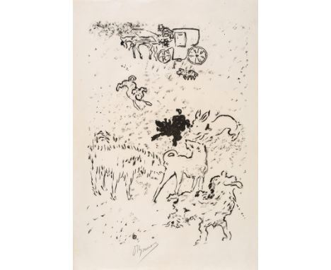 ** δ Pierre Bonnard (1867-1947)Les Chiens (Bouvet 25)Lithograph, 1893, signed in pencil, from the deluxe edition of 20, publi