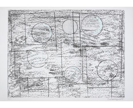 δ Barbara Hepworth (1903-1975)Squares and Circles, from Twelve LithographsLithograph printed in colours, 1969, signed in penc
