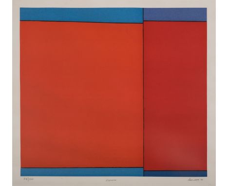 Ludwig Sander (1906-1975)PawneeLithograph printed in colours, 1970, signed, titled and dated in pencil, numbered from the edi