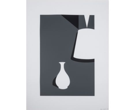 δ Patrick Caulfield (1936-2005)Lamp and Lung Ch'uan Ware, from White Ware Prints (Cristea 78)Screenprint, 1990, signed in pen