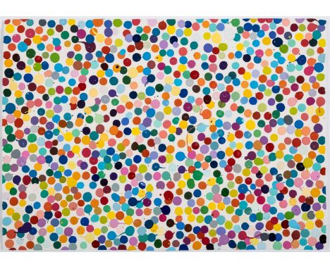 δ Damien Hirst (b.1965)Nude Flies, 2016, from The CurrencyEnamel paint on paper, 2016, signed, titled, dated, and with the im