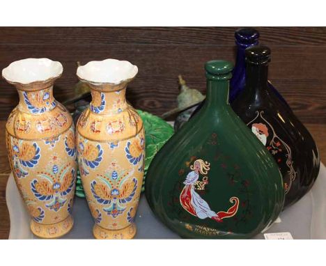 LARGE LOT OF ASIAN CERAMICS AND BRONZES
including a pair of Chinese bronzes, a Japanese vase, cloisonne items, decorative fig