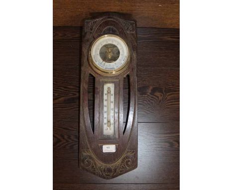 OAK BAROMETER 