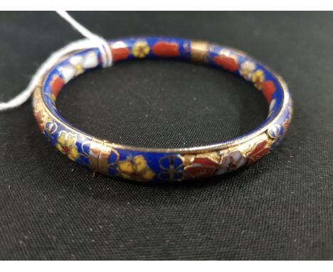 ORNATE CLOISONNE BANGLE 