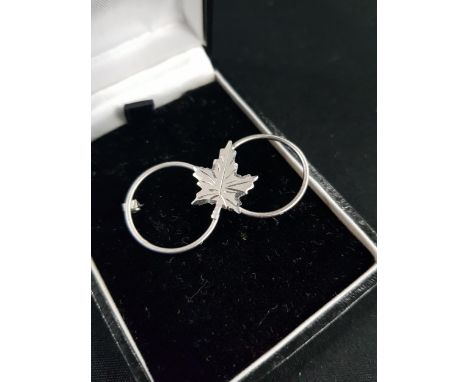 STERLING SILVER BROOCH 