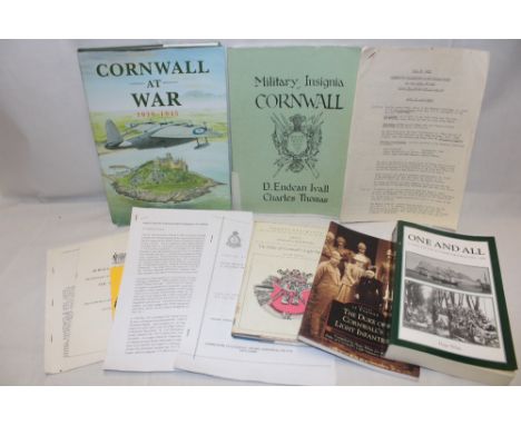 Military Insignia of Cornwall; Cornwall at War 1939-1945; Images of the Duke of Cornwall's Light Infantry; Famous Regiments H