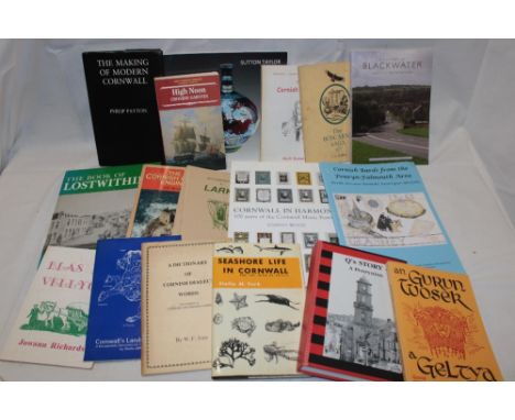 Various Cornish-related volumes including A History of Blackwater and it's Neighbours, The Cornish Beam Engine, Seashore Life