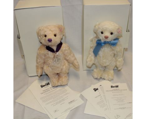 Two modern Steiff limited edition teddy bears "George - The Steiff Royal Baby Bear" and "Diamond Jubilee Teddy Bear", boxed w