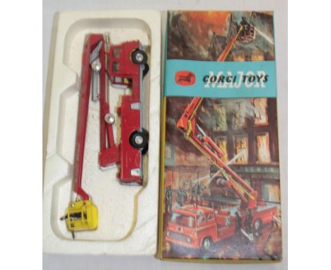 A Corgi Major Toys No. 1127 Simon Snorkel fire engine in original box 