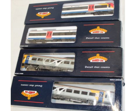 A Bachmann 00 gauge Wales and West DMU car and carriage in original boxes and a similar Alphaline Wales and West DMU car and 