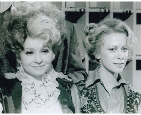 Prunella Scales, Fawlty Towers Actress, 10x8 inch Signed Photo. Good condition. All autographs come with a Certificate of Aut