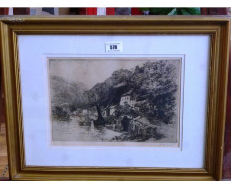 FATG SIGNED PRINT BY W.H. SWEET 19.5CM X 28CM