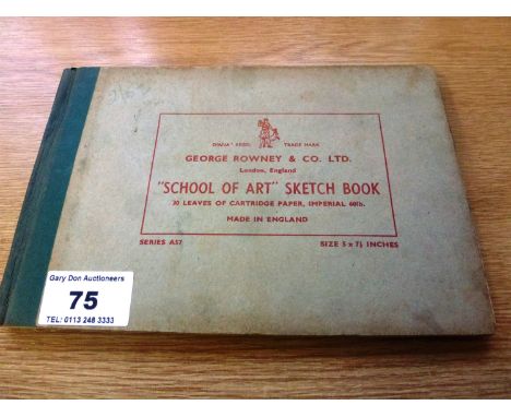 SCHOOL OF ART WILLY TIRR SKETCH BOOK