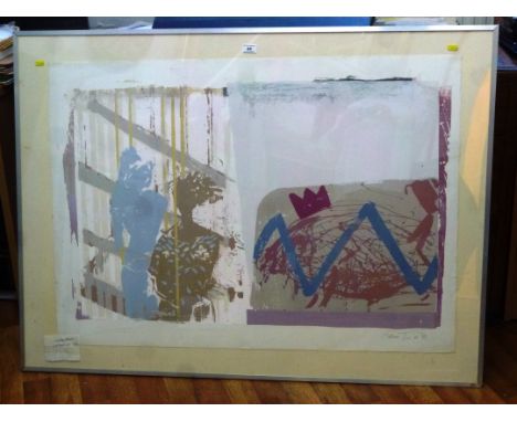 CATHERINE TIRR SCREEN PRINT  W 105CM X H 76CM