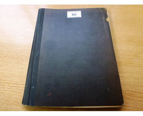 BLACK WILLY TIRR SKETCH BOOK