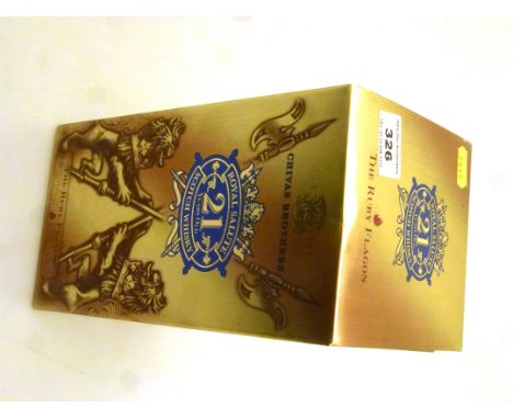 BOXED CHIVAS BROTHERS ROYAL SALUTE 21 YEARS OLD BLENDED SCOTCH WHISKEY THE RUBY FLAGON