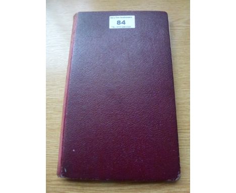 DARK RED WILLY TIRR SKETCH BOOK