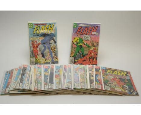 The Flash, sundry Bronze Age issues, lowest No. 251, highest No. 347. Cents-only issues. (35)