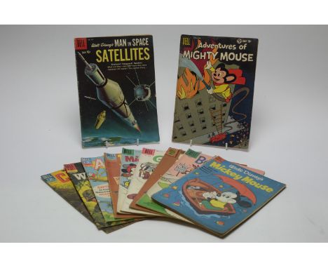 Walt Disney's Man In Sp0ace, Satellites, No. 954 (1958); Mickey Mouse, No. 5 (World Distributors 1953); Beep Beep: The Road R