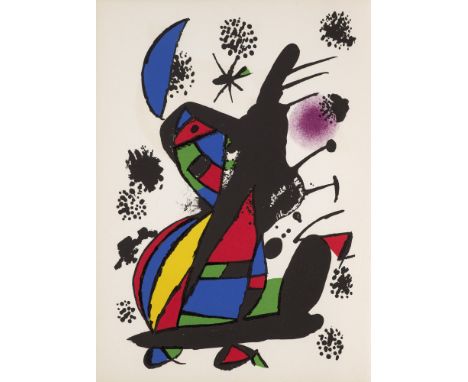 Miró, Joan - - François Chapon. Francis Ponge. Manuscrits, livres, peintures. Austellungskatalog mit einer ganzseitigen Origi