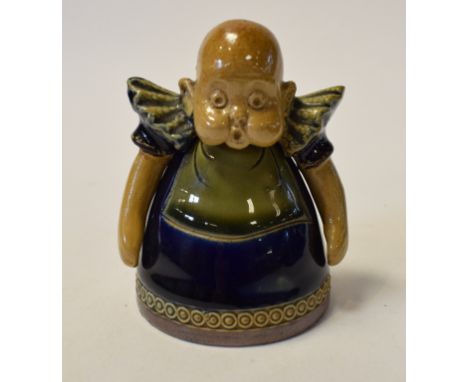 A Royal Doulton stoneware inkwell, in the form of a baby, 9620/327, Rg No 537199 (restored), 8.5 cm high  