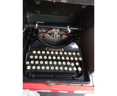 A Corona typewriter 