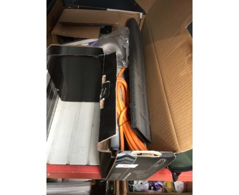 A boxed Titan 2000W electric chainsaw 