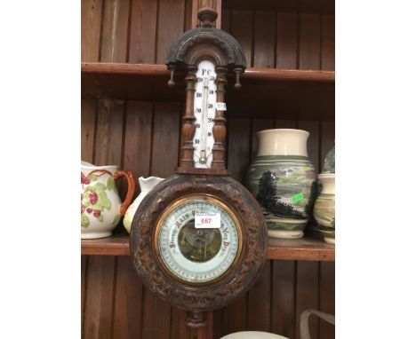 Small aneroid barometer 