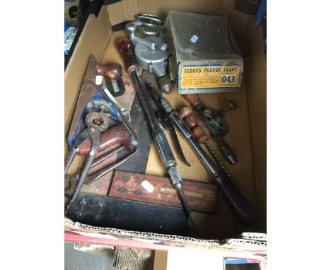 A box of misc tools 