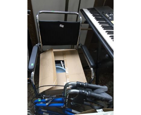 A commode chair 