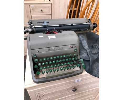 A Royal typewriter 