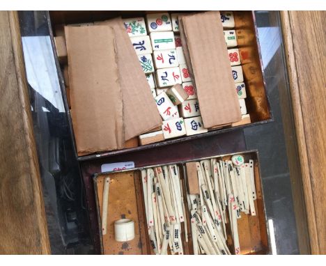 Bone Mahjong in tin box 