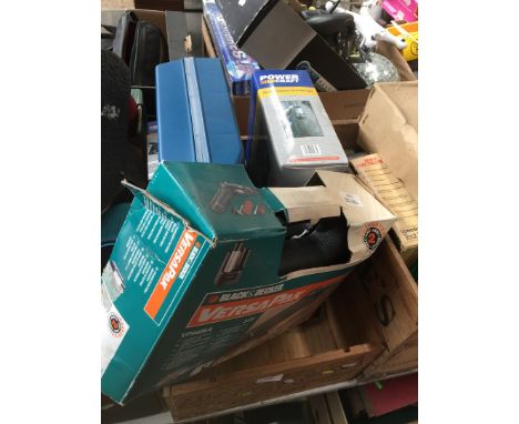 Box of power tools set 