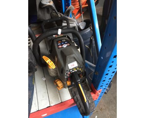 A Ryobi petrol chainsaw 