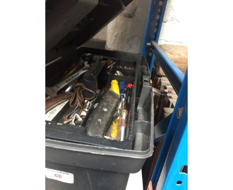 A toolbox with tools 