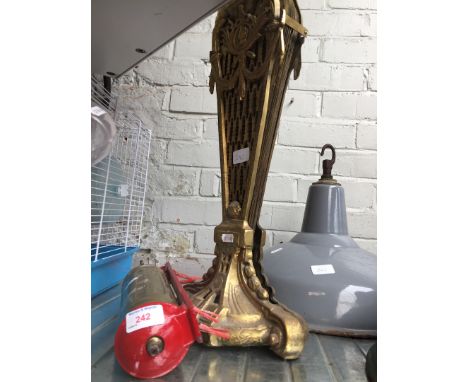 Brass fireguard and brass fire extinguisher 