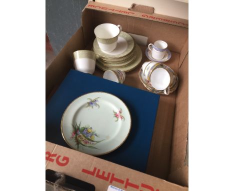 Royal doulton sonnet china and royal Worcester cake stand etc 